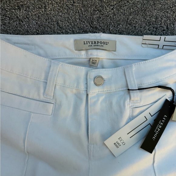 Liverpool LA Women's White Flare Jeans - Picture 3 of 5